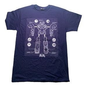 LootCrate - Power Rangers - Med - Navy T-shirt